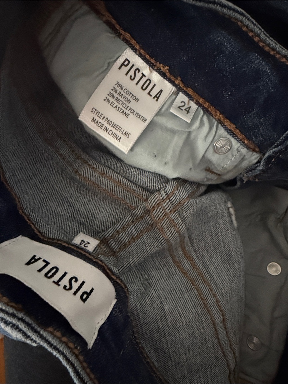 NWT Pistola Audrey Mid Rise Skinny Jeans ~ Size 24 Retail $148 - Picture 8 of 9